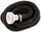 Bediffer Bilge Pump Hose Plumbing Kit, Thru Hull Fitting 5ft PVC Hose 1‑1/8in Dia 2pcs Clamp Heavy Duty for Boat