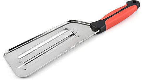 RTYGHJ 2 StüCke GemüSe Doppel 2 Scheibe Klinge Messer Fisch Schuppen Reiniger Messer Kohl Gurke Karotte Zwiebel SchäLer