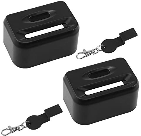 GIGIIS Sicherheitsgurtschloss Auto Adapter, 2 Stück Auto Seat Belt Lock Stop-Kinder Sicherheitsgurt Sicherung Kinder Verhindern Sie, DASS Kinder die Sicherheitsgurte öffnen (Schwarz)