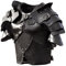 F Fityle Brustpanzer, Schulterpanzer, Körperpanzer, PU-, Krieger-Brustpanzer, Steampunk-Retro-Stil, Vintage-Cosplay-Zubehör, mittelalterlicher Brustpanzer, Schwarz