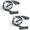 HYSHIKRA Pinganillo de Tubo acústico con micrófono Auricular Compatible con Motorola DP3400 DP4400 DP4800 DGP4150 XiR-P8200 Xpr-6300 Radio bidireccional de múltiples Clavijas (2 PCS)