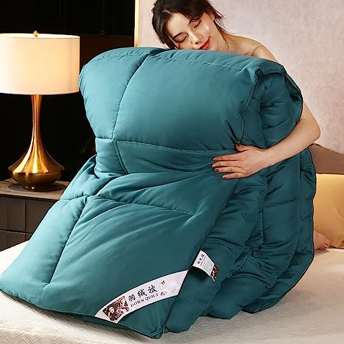 Bettdecke 240x220-Duvet 240 X 220 cm Quilt-Daunendecke, Ultraweicher Daunendichter Bezug, Ganzjahresbettdecke, Feuchtigkeitsableitend Und Thermoregulierend-Freundschaftsgeschenk