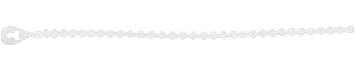 Kopp 50 bridas de 2,4 x 120 mm, reutilizables, transparentes, resistentes a la intemperie, 356806035