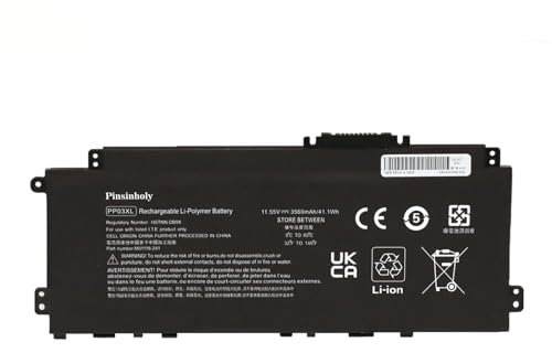 Pinsinholy PP03XL PV03XL Laptop Battery for HP Pavilion x360 13-BB 14-DV 14-DW 14M-DW 14-DK 13-bb0xxx 14-dv0xxx 14-dw0xxx 14m-dw0xxx 14M-DW0023DX 14m-dw0013dx dw1013dx L83393-005 L83388-421