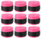 PATIKIL Ruban de Grip pour Raquette de Tennis de 43,3 Pouces, Lot de 9 sur-Grips Extensibles Antidérapants Absorbant la Transpiration pour Raquette de Badminton et Canne à Pêche, Rose