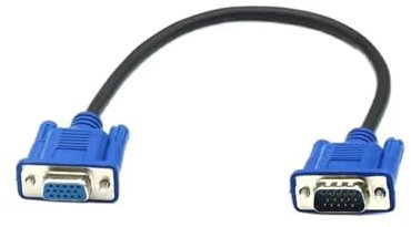 UNbit VGA/SVGA HDB 30cm 50cm VGA HD Cable extensión Macho a Hembra Cable for Monitor de computadora 30CM 1FT 50CM 100CM 150CM 5M Cables (Color : VGA M-F, Size : 0.5m)