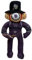 wiztex Titan Speakerman Cuddly Toy - 30 cm Skibidi Plush Toy - Washable PP Cotton Toy in Full Size - Skibide Gift for Children (Titan Clock Woman)
