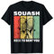 Squash Spieler Squash T-Shirt