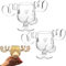 Weihnachtsgläser National Weihnachtsurlaub, Elch Gläser Weihnachtsglas, Elchgläser Christmas Vacation, Kreatives Elch-Schnapsglas Aus Glass, Weihnachtstasse, Moose Mug, Urlaubsgeschenke (2 PCS)