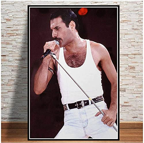 Puzzle 1000 Teile Freddie Mercury Bohemian Rock Music Star Poster für PapierSpielzeug für Erwachsene Dekompressionsspiel50x70cm