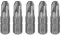 sourcing map 5pcs PZ3 Screwdriver Bit 1/4 Hex Shank 25mm/1 Length Magnetic Phillips Slotted Hex Bits S2 Steel Screw Driver Bit Industrial Grade Electric Hexagon Drill Bits