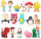 CLKDPNO Cartoon Action Figurines, 17 Pcs Story Figure Toys, Story Figures Model, Collectible Ornaments for Birthday Cake Toppers Desktop Decoration