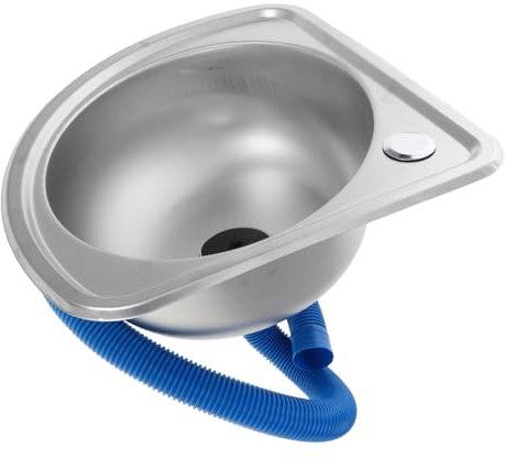 ABOOFAN Wohnmobil-spülbecken Aus Edelstahl Einzelbecken Für Küche Einzelspülbecken Für Camper Edelstahl-küchenspüle Praktisches Aufhängedesign Für Kleine Räume