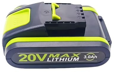 20V 12.8Ah Lithium Battery, Compatible For Worx Lpega WA3551 WA3551.1 WA3553 WA3641 WG629E WG546E WU268 WX678 WX550.2 WX550(5.0Ah battery-1)