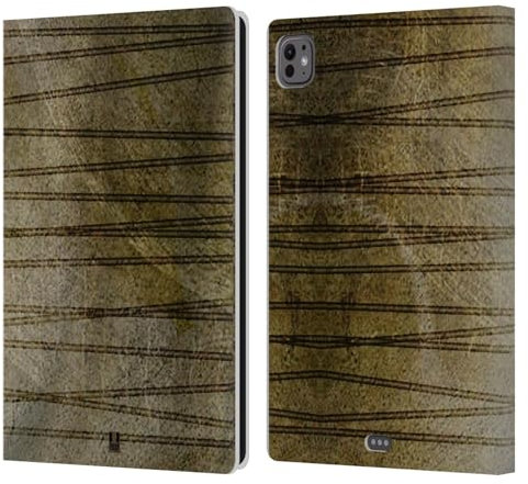Head Case Designs Tissu Momifié Étui Portefeuille en Cuir Compatible avec Apple iPad Pro 11 M4 2024