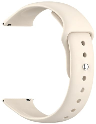 Sundara 18mm 19mm 20mm 22mm Silicone Watch Band Compatible with Garmin/ID205L/Galaxy/Huawei//Coros Soft Sports Replacement Wristband unisex