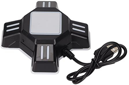 RASTKY Adaptateur Clavier Souris USB Compatible pour One, Pas de Délai et Pas D'écran de Verrouillage, Bon pour PUBG Battlefield, 1 X Convertisseur Clavier Souris Noir