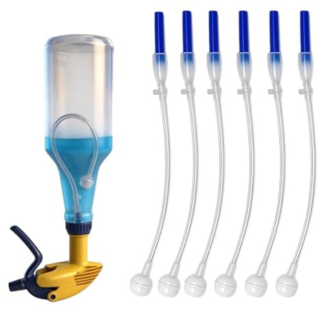 Generisch Universal 360° Sprühaufsatz für Flaschen mit Schlauchadapter | 4,3 Zoll Schlauchadapter, für Pumpensprüher, 360° Sprühaufsatz, ideal für Küche, Garten, Haushalt, Büro, für Flaschen