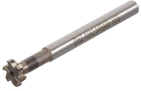 BESTOMZ Fresa de Ranura T de Acero para Fresadora, Herramienta para Trabajar la Madera Corte Rápido y Fácil Instalación, Adecuado para Industria Manufacturera