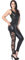 Honeylust - Lack glänzender Damen Catsuit mit Spitze in Größe S - sexy wetlook Overall - Ganzkörper Anzug stretchig weich - Ganzanzug für heiße Party Nächte