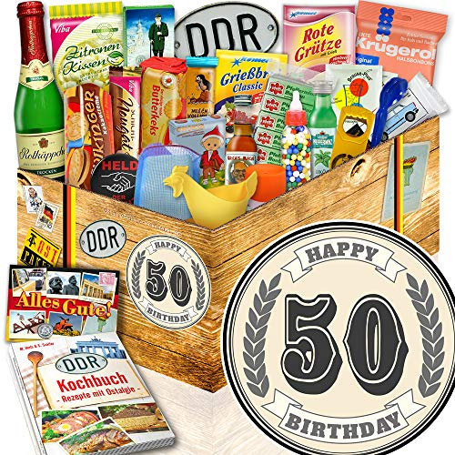50. Geburtstag/DDR Set 24tlg. / 50 Geburtstag Geschenk