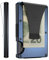 The Ridge Wallet for Men, Slim Wallet for Men - Thin as a Rail, Minimalist Aesthetics, Holds up to 12 Cards, RFID Safe, Titanium Wallet with Money Clip (Mountain Ridge, Navy)