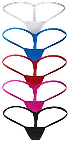 ETAOLINE Women's Low Rise Micro Back G-string Tiny Thong Panty