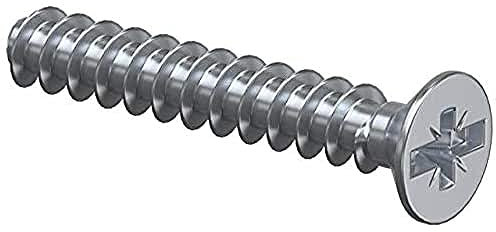 Kaiser 2472-40 Geräteschraube, PlusMinus, Ø 3,2 x 40 mm, gvz, silber