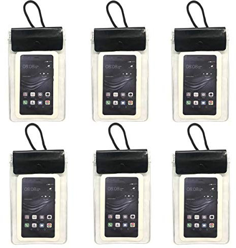 6X Smartphone Brustbeutel wasserdicht Handy Umhängebeutel Tasche Handybeutel Brusttasche Handytasche Smartphonetasche Umhängetasche Schutzhülle