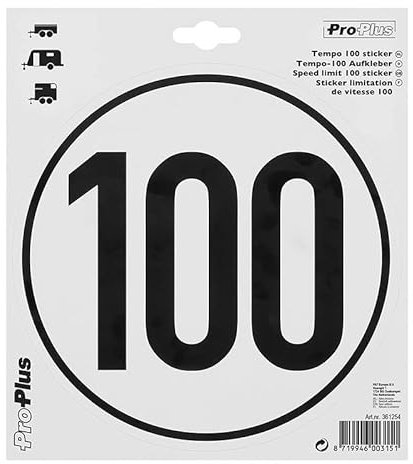 ProPlus Tempo-100 Aufkleber