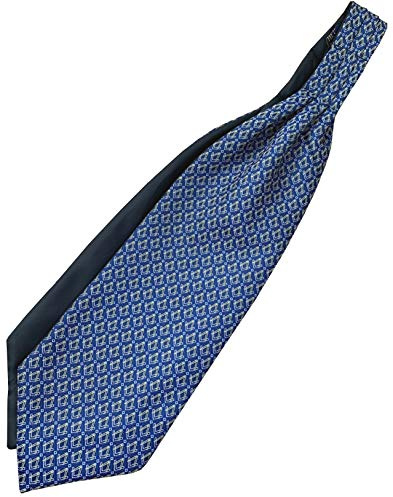 Great British Tie Club Freimaurer-Krawatte für Herren, gewebt, Ascot, Mehrfarbig/Meereswellen (Ocean Tides), Einheitsgröße