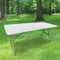 SKYLANTERN® Table Pliante 180x74x74 cm Rectangulaire Blanche - Table de Camping Pliante 6/8 Personnes Grand Largeur (74cm) - Table Pliante Exterieur en HDPE épais de 3,5 cm - Table de Jardin Pied