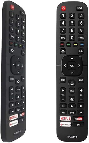 FOXRMT Reemplazo Mando Hisense Smart TV EN2X27HS para Mando Hisense TV - No se Requiere Configuración Mando Universal Hisense Smart TV