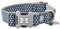 HUGO & HUDSON Hundehalsband, verstellbare Sicherheitsschnalle, Marine, XS