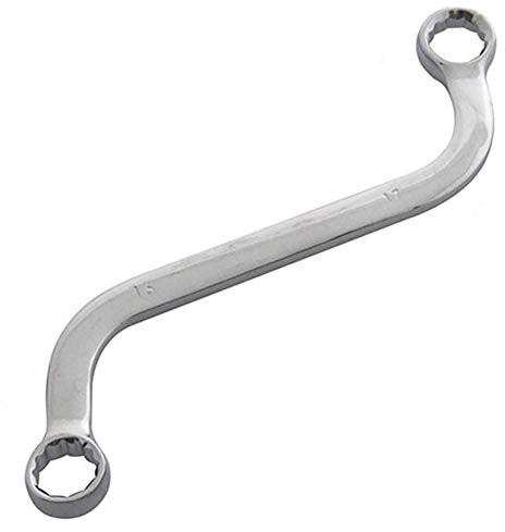 Doppel-Ringschlüssel langer Schraubenschlüssel 8-22mm CV-Stahl S-Form C-Form Gekröpft Ratschenschlüssel Gebogen Schraubenschlüssel