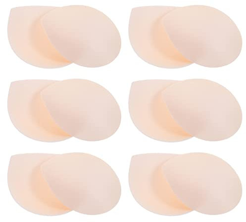 VALICLUD Rilievi Del Reggiseno Inserti Rinforzatori Del Seno Coppe Reggiseno Inserti per Lo Sport Bikini Top Costume Da Bagno 6 Pairs