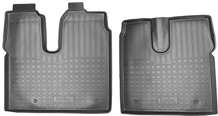 Recambo 3D Gummi Fussmatten passend für MAN TGX | BJ ab 2007> | passgenau mit Rand