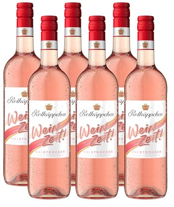 Rotkäppchen Weinzeit! Rosé lieblich– Deutscher, aromatischer Roséwein aus der Pfalz (6 x 0,75 l)