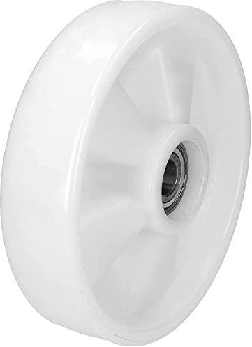 WIKO Hubwagen Rollen Polyamid Rad 200mm Transportrollen Laufrollen mit Kugellager Hubwagen Räder Nylon Paletten Fixierer Rad Palettenrollen 700 kg (25 mm (Achsloch))