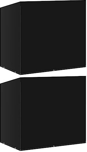 vidaXL Hollywoodschaukel-Abdeckungen 2 STK. 6 Ösen 185x117x170 cm