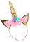 GERUI Haarreifen, Baby Haarband,Haarschmuck für Ostern Geburtstag Birthday Party Karneval, Head Accessoires Party Dekoration (Gold)