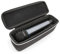 CASEMATIX Microphone Case Compatible with Two 11 Wireless Microphones, Mic Case Fits Microphone System Mics with Padded Interior, Hard Shell Exterior, Carry Handle -Case Only