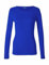 Top Linen (NW) Ltd Women's Royal Blue Long Sleeve Classic Scoop Neck T-Shirt - Soft, Silky, Stretchy, Durable - M/L