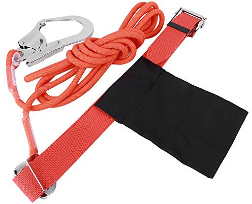 Taillen-Sicherheitsgurt, Camping, Einzelner Großer Haken, Absturzsicherung, Drachenklettern, Lanyard, Leiter, Sicherheitsgurt, Taillenpolster Für Outdoor-Klettern