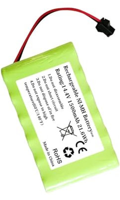 PonpEd Batterie au Lithium Rechargeable for aspirateur 14,4 V 1500 mAh. Compatible avec Aiibot T289. Batterie for aspirateur Robot de Balayage.