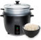 Cuociriso Elettrico Multifunzione, Ideale per Cottura al Vapore - Cottura e Mantenimento in Caldo, Spegnimento Automatico, 31x27x33.5cm, 700W, 1.8L, Grigio