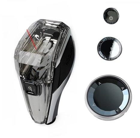 Hogen liwei Store Auto 4-Set Schaltknauf Griff Kristall IDrive kompatibel mit BMW 1 2 3 5 Serie X3 X5 X6 G20 G05 G06 G07 G30 G28 G29 Innenzubehör (Color : Color M Make)