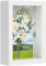 Anhow 3D Marco de Fotos 10x15 cm, Marcos 3D con Profundidad 3cm con Panel de Vidrio Transparente para Fotos, Flores, Recuerdos, Manualidades, Souvenirs, Recuerdos de Bodas - Blanco