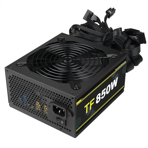 850W Power Supply Full Voltage 100-240V Active PFC Gaming PSU Computer Power Supplies Non-Modular 80 Plus Gold Power Supply for Desktop PC Server