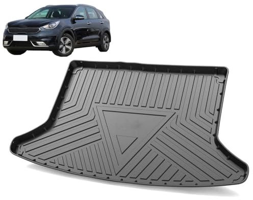 YRCTHEK TPE Alfombrilla para Maletero Compatible con Kia Niro DE 2016-2020,Bandeja para Maletero-a Prueba de Polvo,Inodorasantideslizantes,Ideal para Mascotas